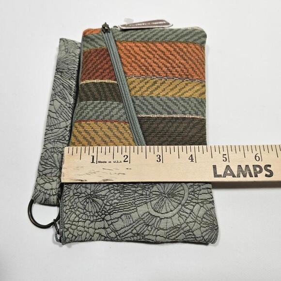 Maruca Boulder Co Jacquard Tapestry Beetle Bag Spring Leaves Stripe NWT CO - Picture 7 of 7